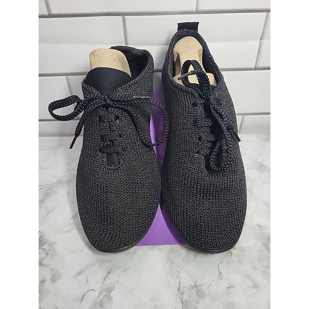 Arcopedico Womens Black Knit Soft Shoe Sneaker Size 10 /42 Comfort Casual Travel